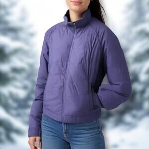 Patagonia Quilted Insulated Full Zip Purple Puffer Jacket‎ Size Small Women's